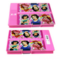 Beautiful Disney Character Multi Function 4 Large Size Compartment Geometry Box