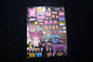 Colourful puffy emboss stickers Kuromi Hello KItty pack of 2
