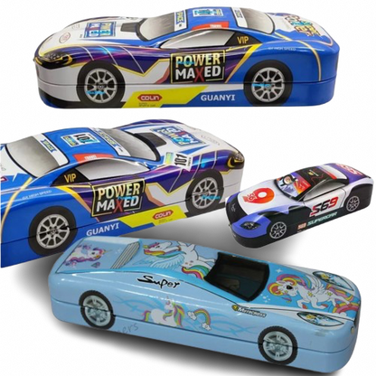 Car Shaped Metal Geometry Box