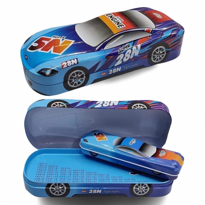 Car Shaped Metal Geometry Box