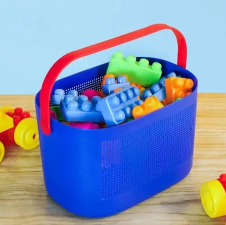 Colourful kids toys basket