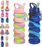 New Portable 500ml Foldable Silicone water bottle (mix/ random colour)