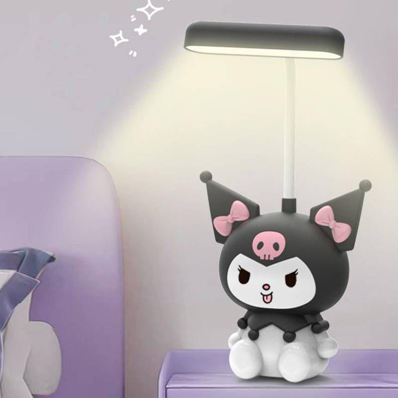 Multipurpose Rechargeable Kuromi Table Lamp with Pencil Sharpener (Mix/Random colour)