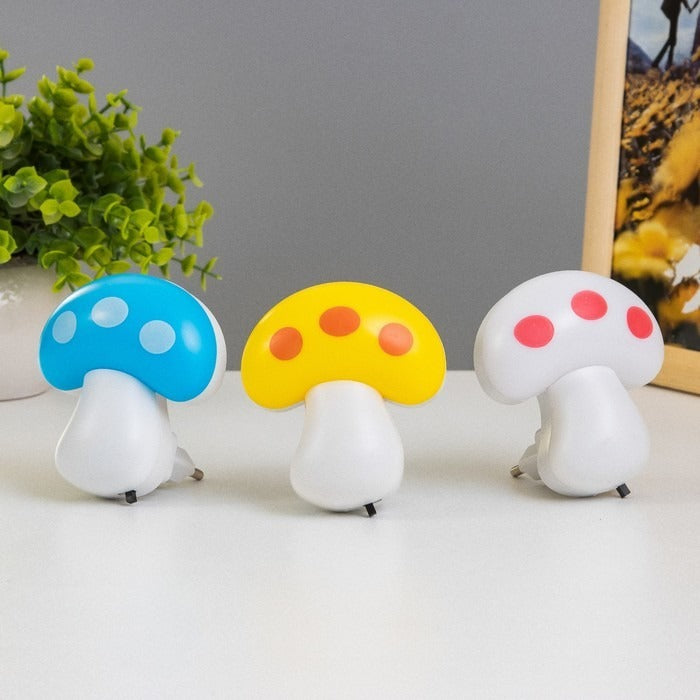 Electric Mushroom Energy Saving Night LED Light Lamp - 7.5cm