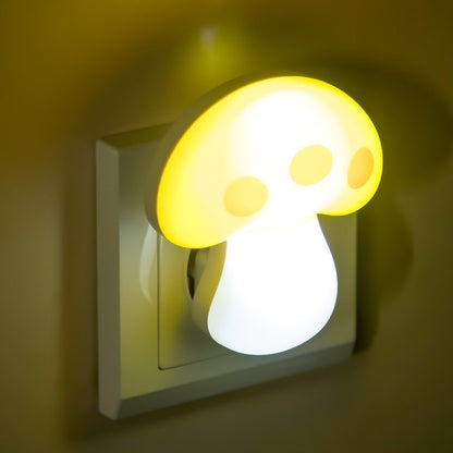 Electric Mushroom Energy Saving Night LED Light Lamp - 7.5cm