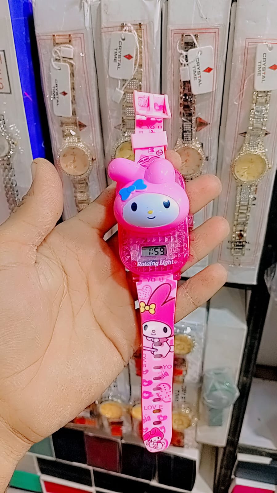 Children's Character Watch - Music + Light LCD Display