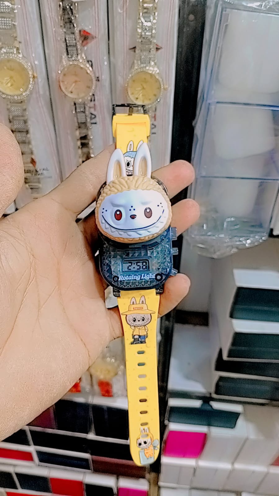 Children's Character Watch - Music + Light LCD Display