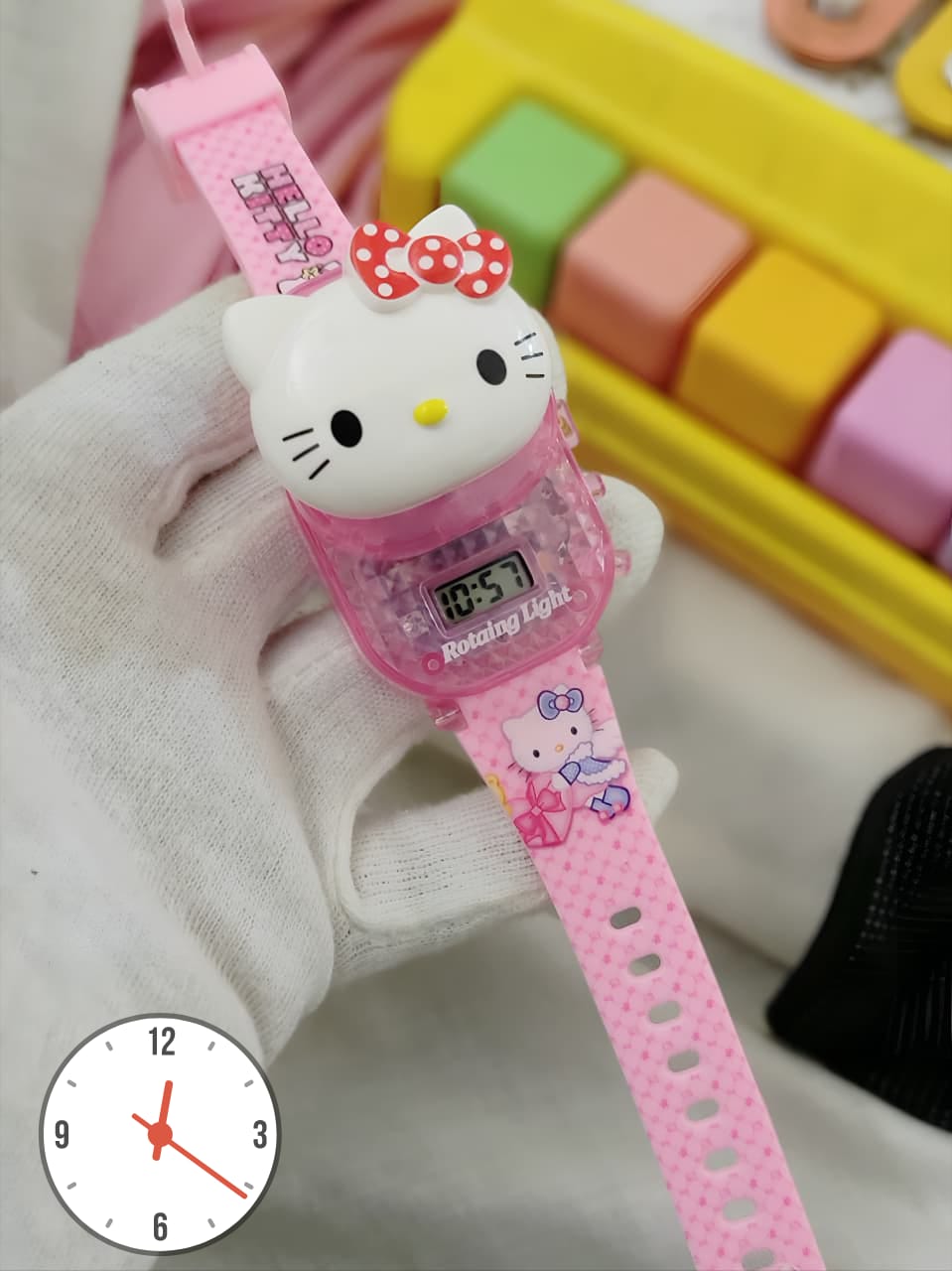 Children's Character Watch - Music + Light LCD Display