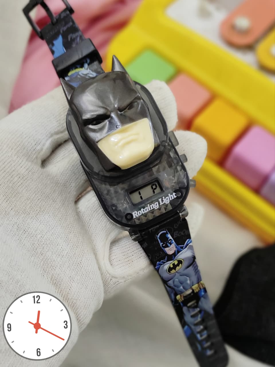 Children's Character Watch - Music + Light LCD Display