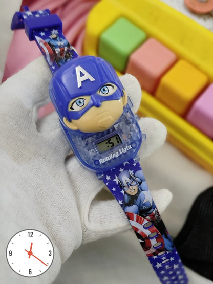 Children's Character Watch - Music + Light LCD Display