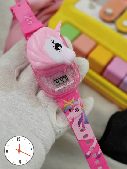 Children's Character Watch - Music + Light LCD Display