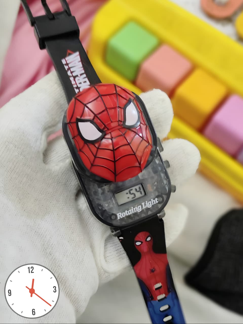 Children's Character Watch - Music + Light LCD Display