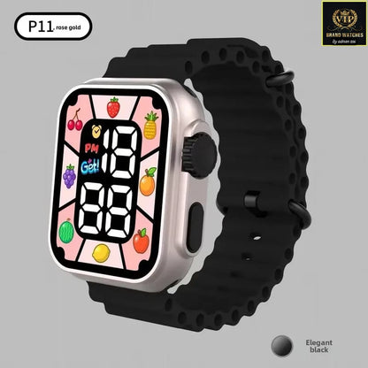 KIDS FRUIT SMART LED WATCH WATERPROOF ULTRA STRAPS