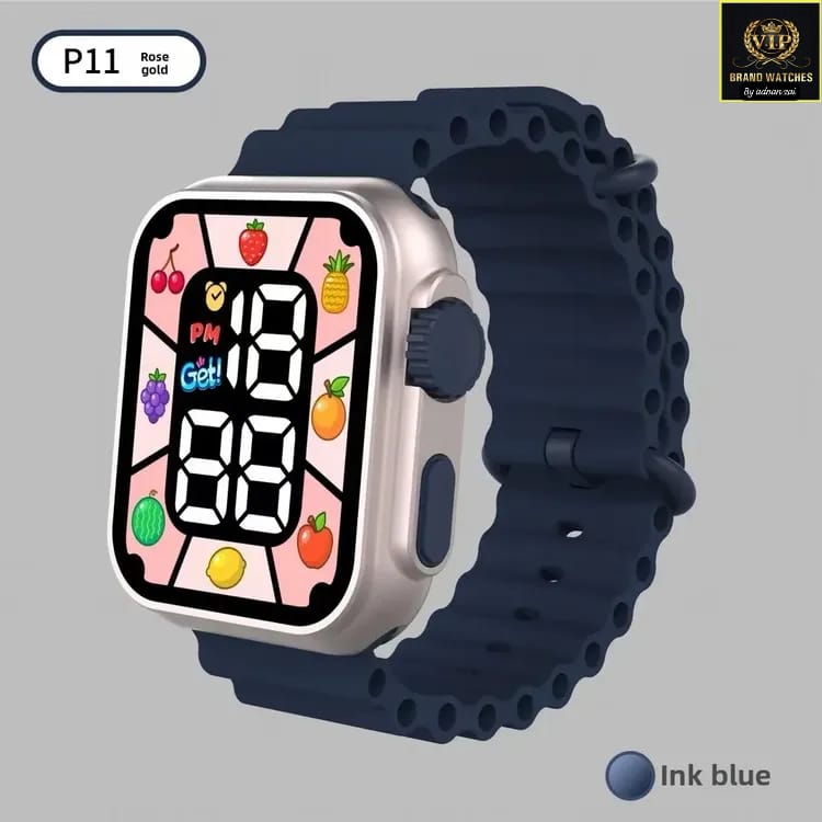 KIDS FRUIT SMART LED WATCH WATERPROOF ULTRA STRAPS