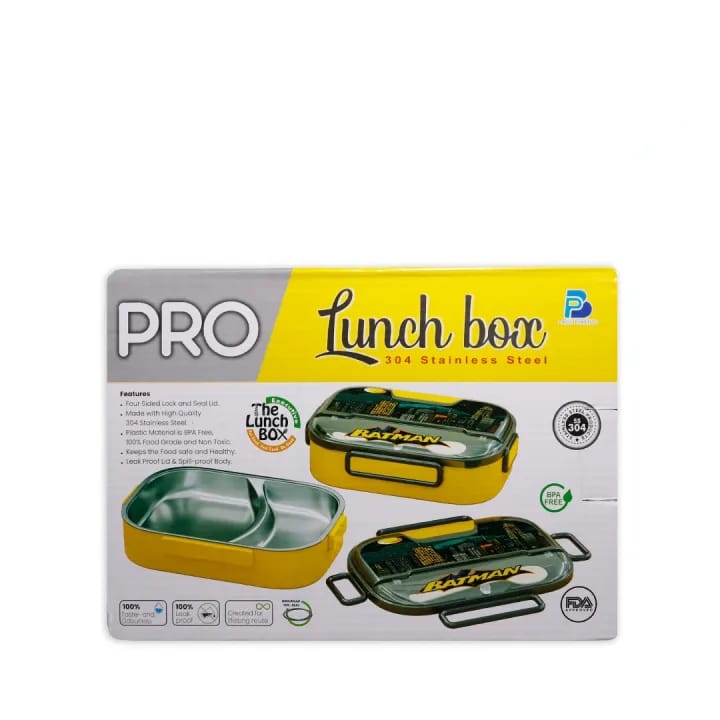PRO Lunch Box 304 Stainless Steel, Lunch Box Steel, Leak Proof