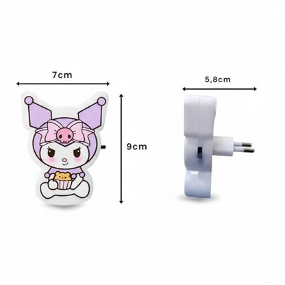 Electric Cartoon Shape Energy Saving Night LED Light (9×7 cm)