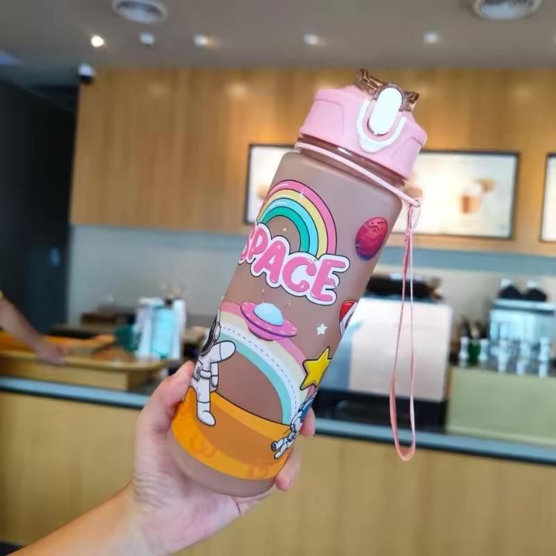 Imported Direct Sip Astronauts Sports Silicone Sipper Water Bottle