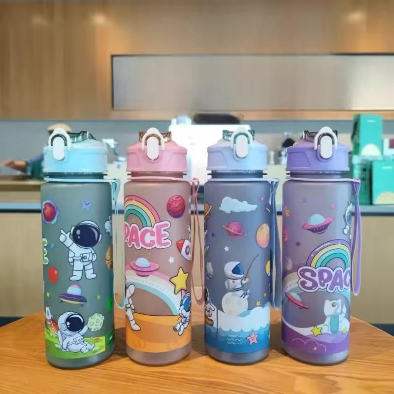 Imported Direct Sip Astronauts Sports Silicone Sipper Water Bottle