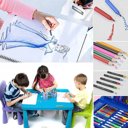 68 Pcs Kids Drawing Art Set Random colours